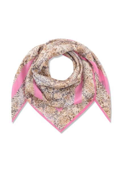 Premium Tuch aus reiner Seide mit Schlangenmuster