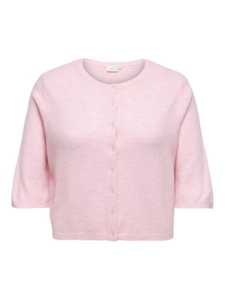 CARVIOLA SS O-NECK CARDIGAN KNT