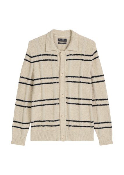 Strickjacke mit Kragen regular