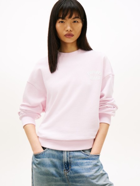 Bubble Logo Boxy Crew Neck Jumper
