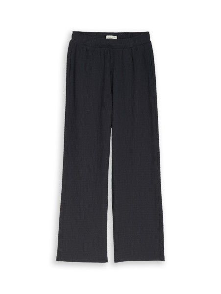 Wide Leg Hose mit Struktur