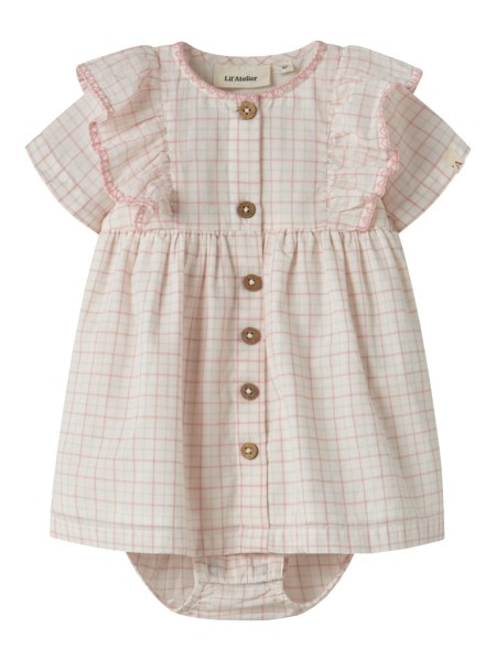 NBFHEDDA SS LOOSE BODY DRESS LIL