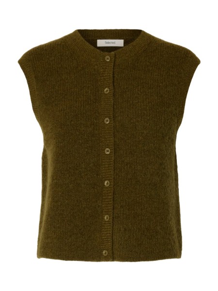 SLWLULU SL BUTTON O-NECK VEST NOOS