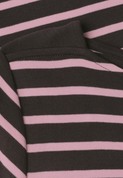 3/4-Arm Shirt mit Boat Neck und Streifen