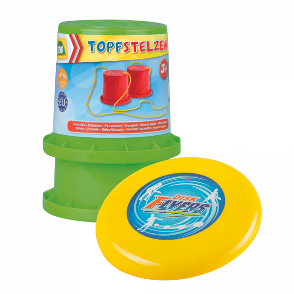 Topfstelzen + Frisbee SET
