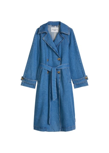 Jeans-Trenchcoat relaxed