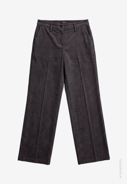 Damen Cordhose mit Bügelfalte