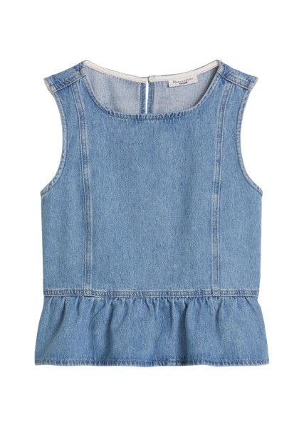 Jeans-Volant-Bluse relaxed