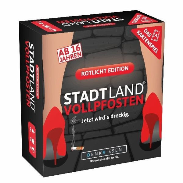 Stadt Land Vollpfosten® - Das Kartenspiel - Rotlicht Edition