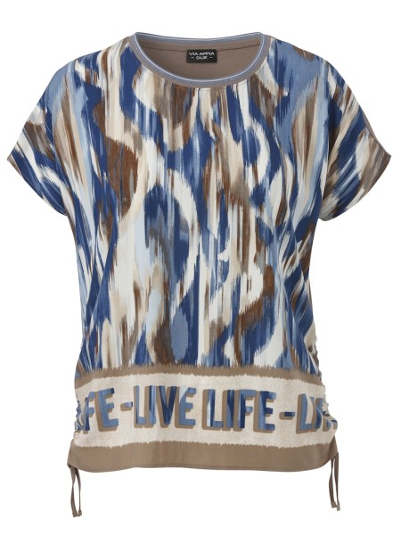 Bluse Rundhals 1/2 Arm Druck