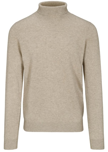 Rollkragen Pullover Basic,uni