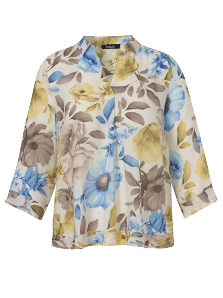 Bluse Kragen 1/1 Arm Druck