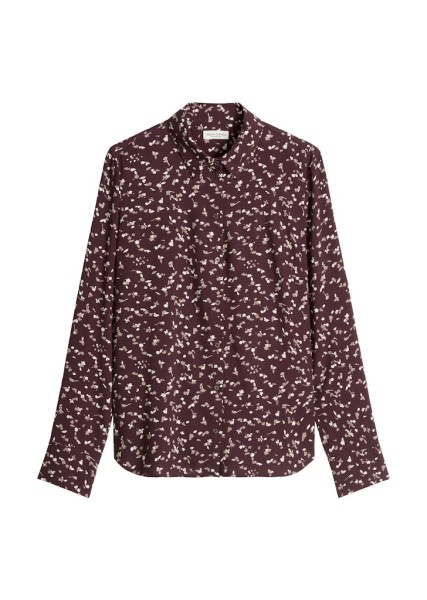 Allover-Print-Bluse regular