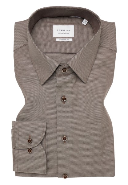 Dynamic Cotton Dobbydesign Langarm