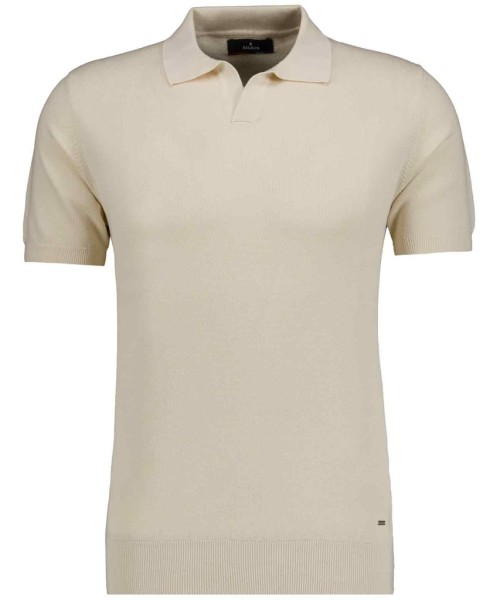 Strick-Pullover Kurzarm, Resortkragen