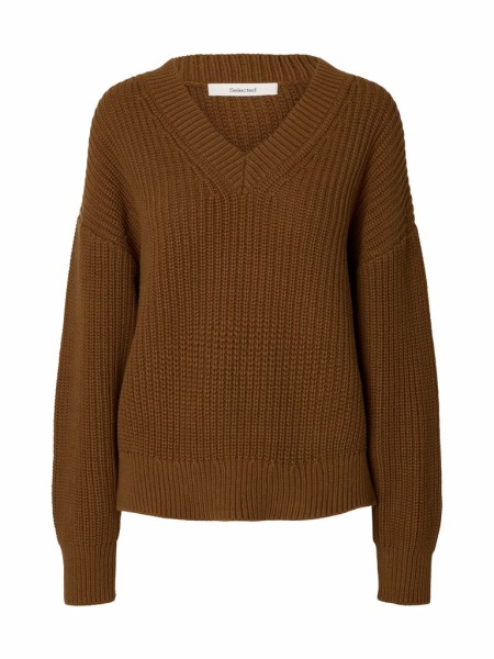 SLWSELMA SUS LS KNIT V-NECK