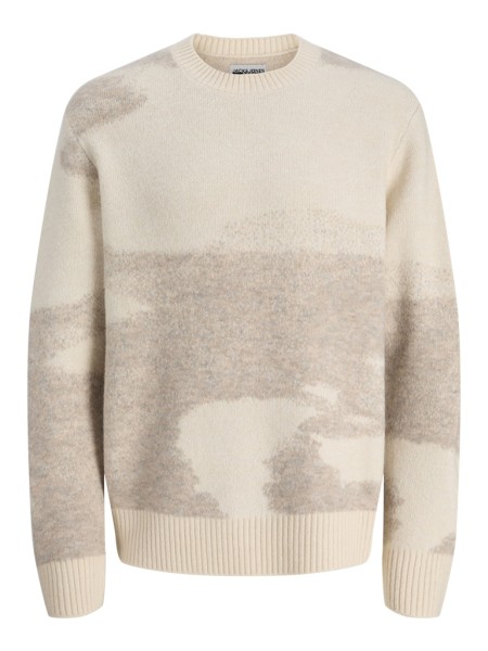 JCOFLARE KNIT AOP CREW NECK