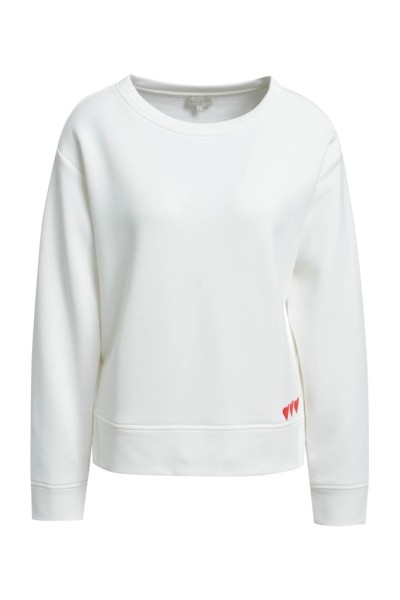 round neck sweatshirt w/ AW &amp; slits 1/1 sleeve