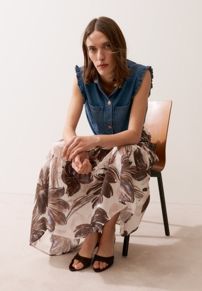 Jeansbluse