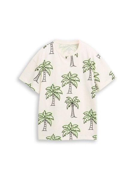 Oversize T-Shirt mit Muster
