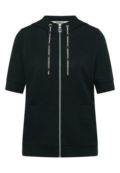 Kurzarm Jacke mit Hoodie und Zipper