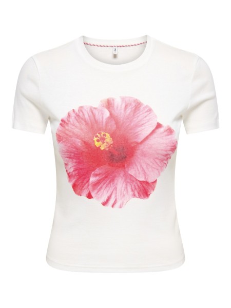 ONLPRINCESS S/S O-NECK TOP CS JRS