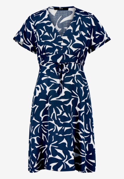 Minikleid mit Blumenmuster