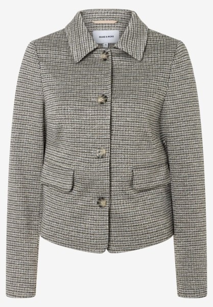 kurzer Blazer mit Minikaro