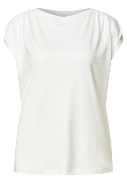 Dropped Shoulder Shirt mit Raffung