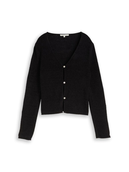Cardigan mit V-Ausschnitt