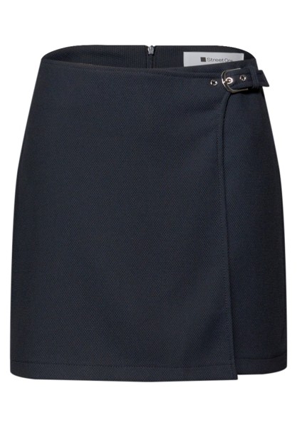 Knielanger Skort mit Schnalle