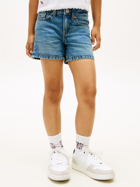 DENIM SKINNY SHORT