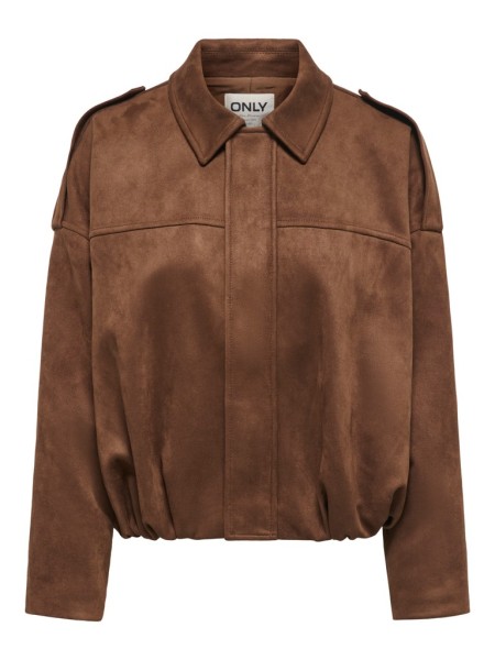 ONLMOON-STINA FAUX SUEDE BOMBER PNT NOOS