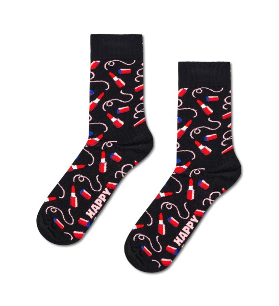 Lipstick Short Crew Sock