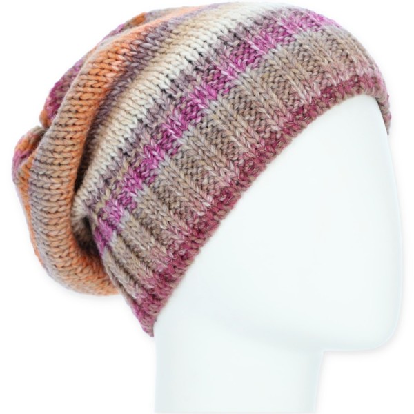 Beanie Rippe BW-Fleece innen