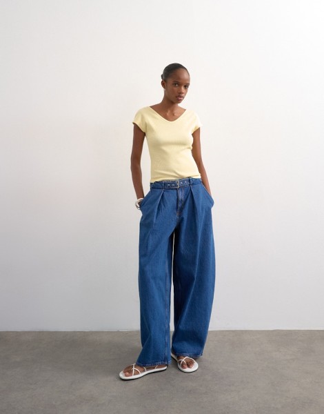 TSLISSY SS V-NECK T-SHIRT JRS NOOS