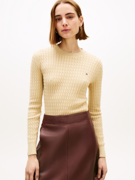 CO CABLE FINE GG C-NK LS SWEATER