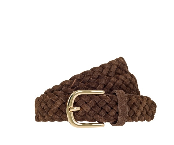 Easy Going - 30 mm Flecht-Veloursgürtel