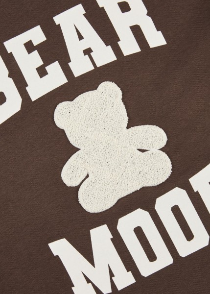 Sweatshirt mit BEAR MOOD-Schriftzug