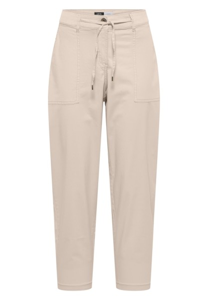 Mid Waist Barrel Leg Hose im Casual Fit