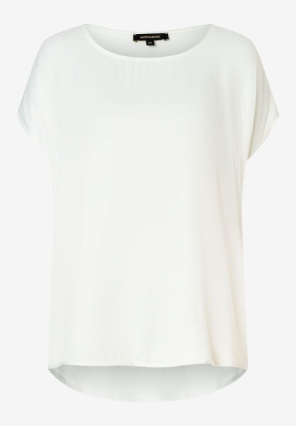 Shirt mit Satinfront schwarz