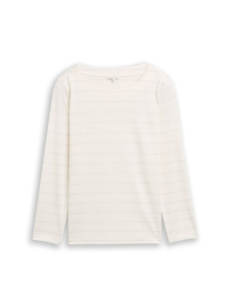 Plus Size - Langarmshirt mit Glitzer-Effekt