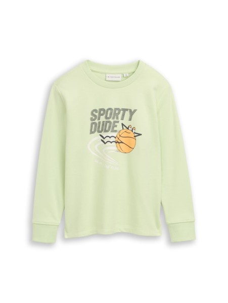 Sweatshirt mit Foto-Print