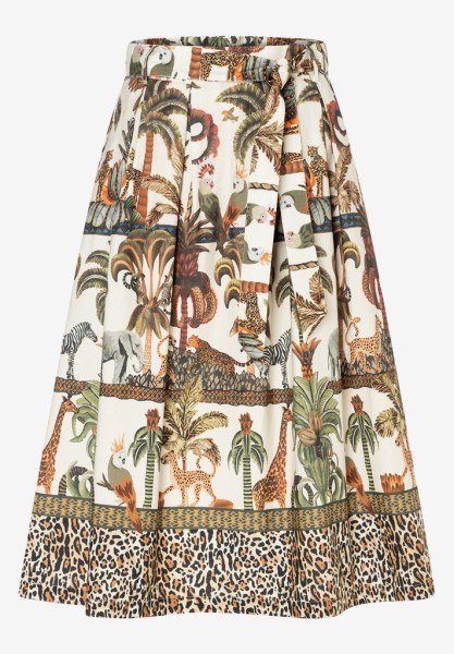 Rock mit Jungle-Print