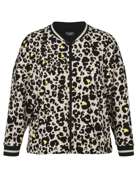 Jacke Kragen 1/1 Arm Zipper Druck