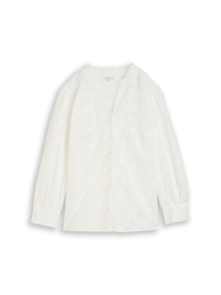 Plus Size - Loose Fit Bluse mit Stickerei