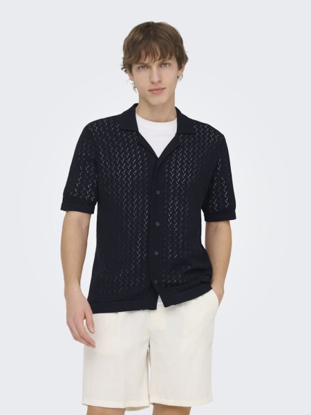 ONSSANTO REG SS RESORT SHIRT KNIT FRML