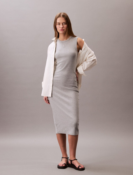 SL CTN CONTOUR 1X1 RIB SS MIDI D