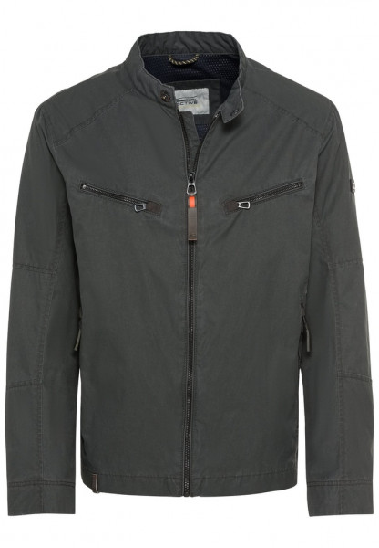 Lässiger Biker Blouson mit Stehkragen