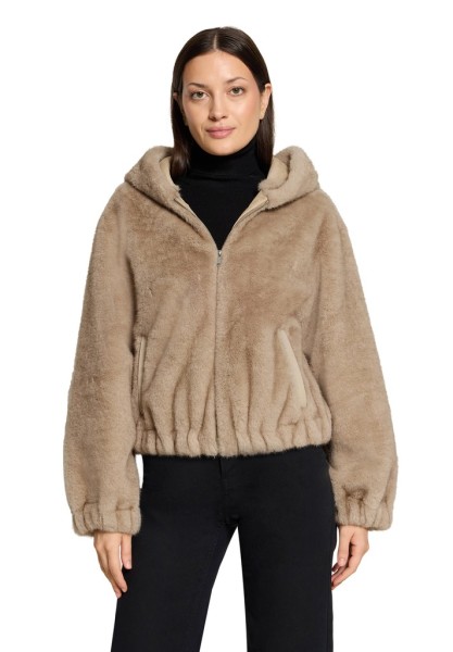 Plüschjacke